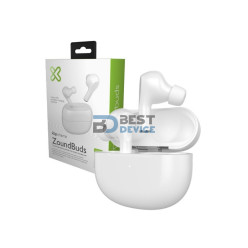 AURICULAR KLIP XTREME EARPHONE KTE-250WH ZOUNDBUDS BT/MIC/TWS/TOUCH/QI/IPX4/BLANC