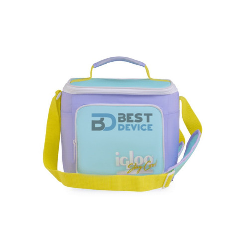 BOLSA TÉRMICA IGLOO 9 LATAS RETRO SQUARE LUNCH LILA 63082