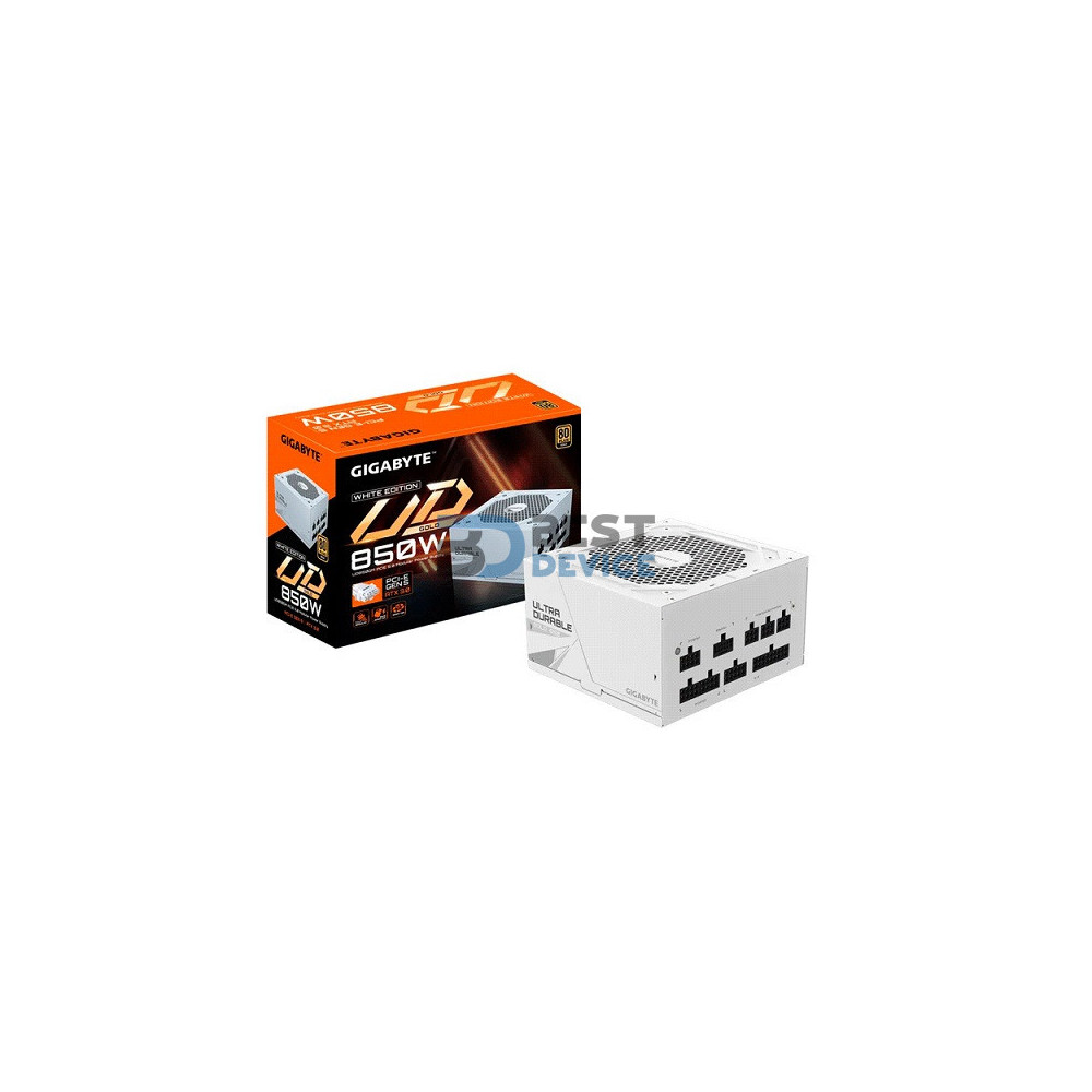 FUENTE GIGABYTE 850W 80PLUS GOLD FULL MODULAR BLANCO GP-UD850GM PG5W