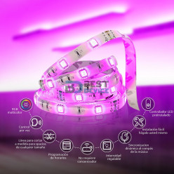 IOT NEXXT KIT BASE CINTA LED COLOR 12W/5M/RGB/ NHB-S611