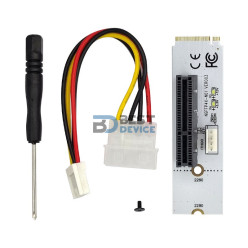 ADAPTADOR M.2 A PCI-E 4X MZHOU UNITARIO X002UEIAI9 B09C1B2XC3