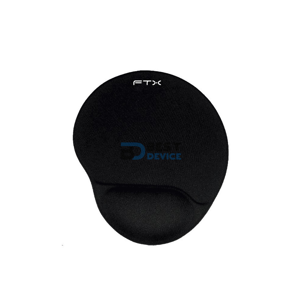 MOUSE PAD FTX FTXMPG01 CON APOYO GEL NEGRO