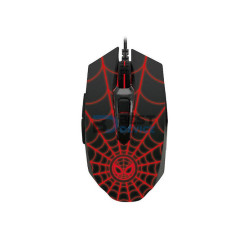 MOUSE XTECH USB XTM-M520SM SPIDERMAN 2400DPI/3D/7 BOT/NEGRO