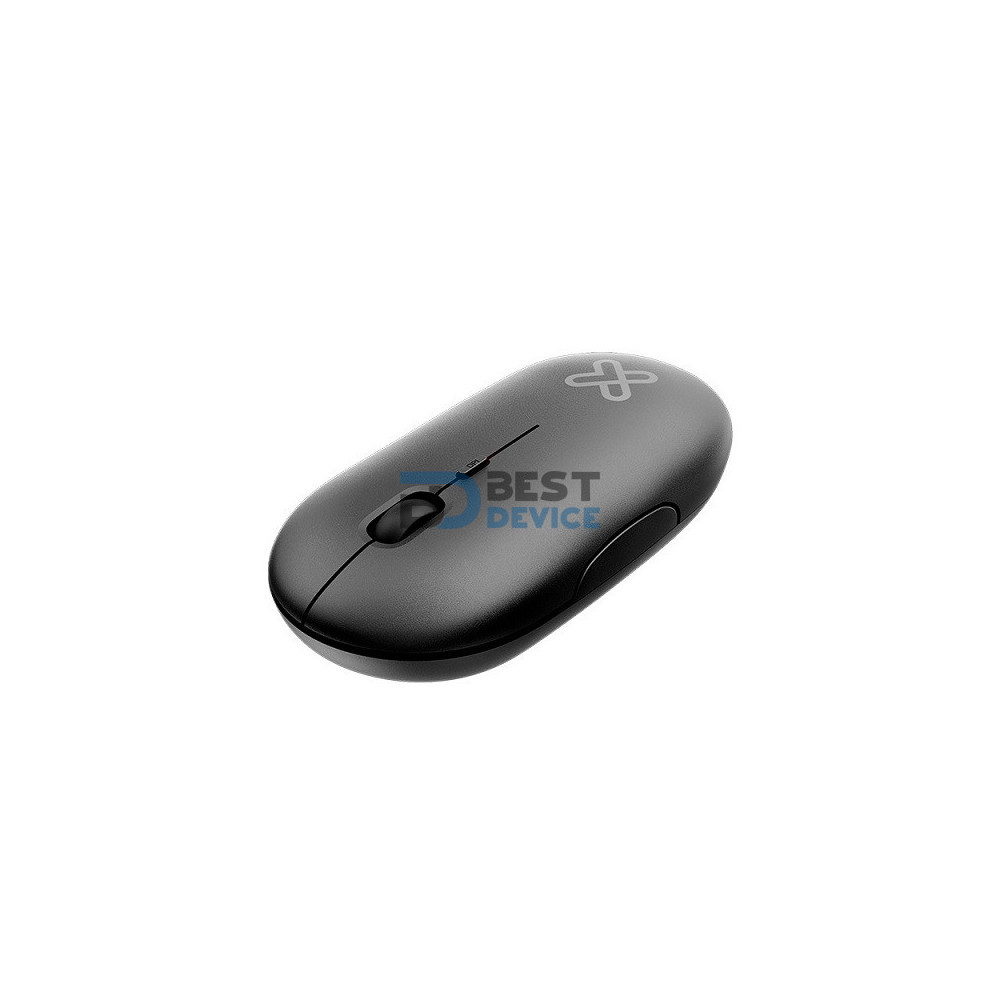 MOUSE INALÁMBRICO KLIP XTREME KMW-415BK SLIMSURFER 1600DPI/4 BOT/NEGRO