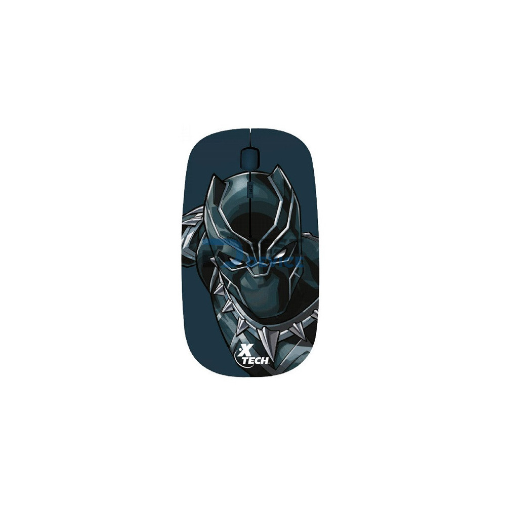 MOUSE XTECH WIR XTM-M340BP PANTERA NEGRA 1600DPI/4 BOT/NEGRO