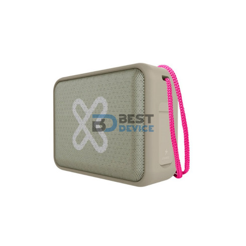 PARLANTE KLIP XTREME 6W KBS-025BG NITRO BT/BAT/IPX7/TWS/BEIGE