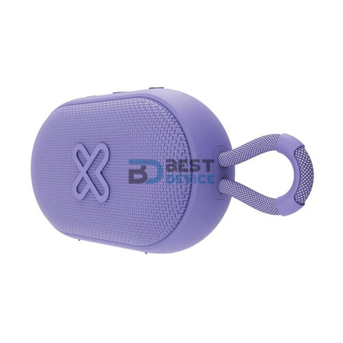 PARLANTE KLIP XTREME GROOVESPLASH KBS-030PR BT/BAT/IPX7/TWS/MIC/PURPURA