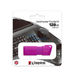 PENDRIVE KINGSTON 128GB KC-U2L128-7LP DATATRAVELER EXODIA M LILA