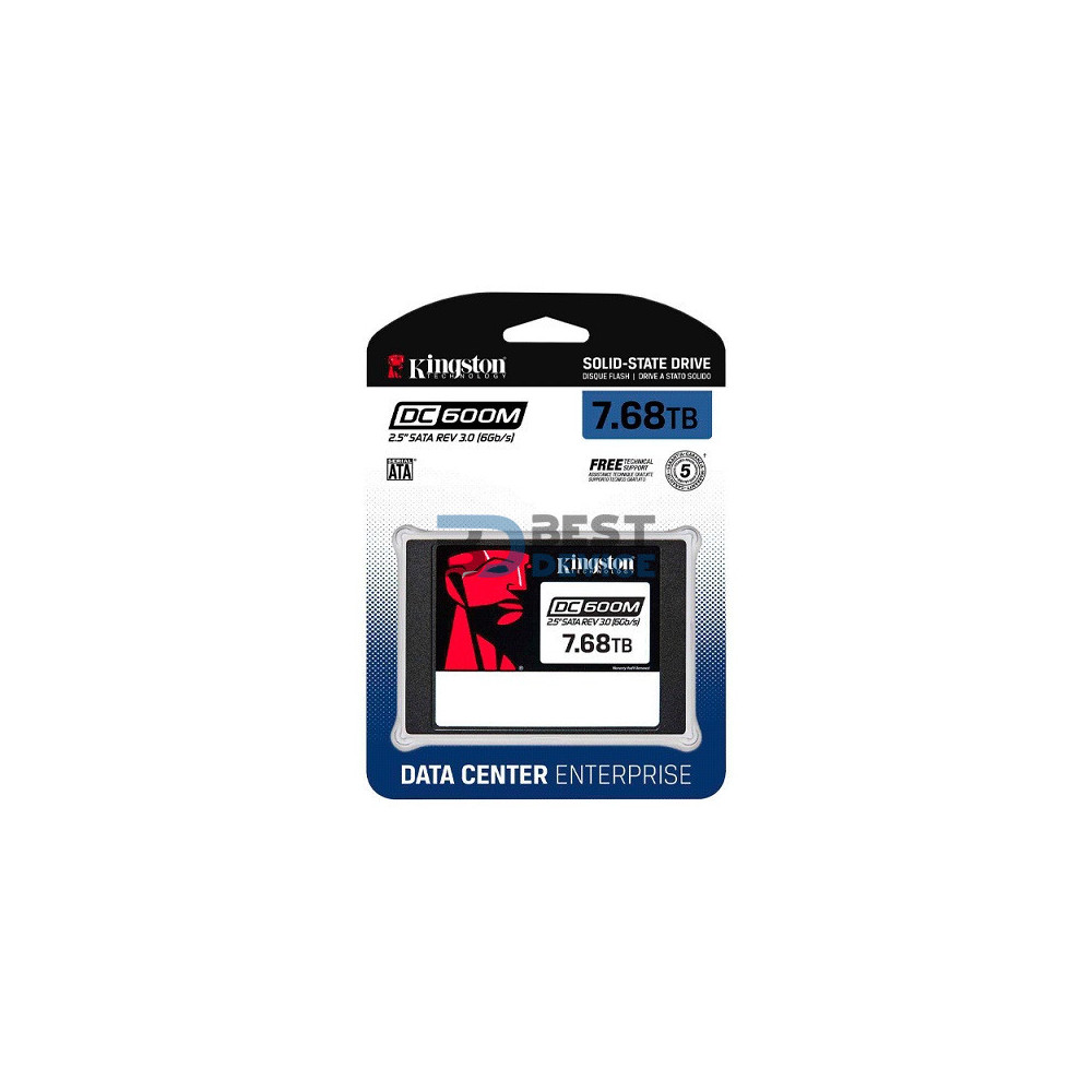 SSD KINGSTON 7.68TB SEDC600M/7680G 2.5 SATA3 PARA SERVIDORES