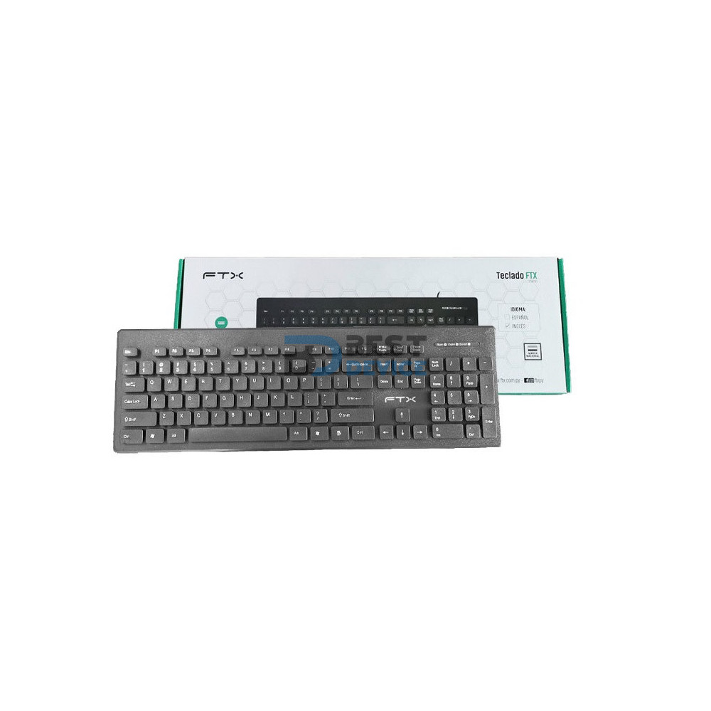 TECLADO USB FTX FTXK100E INGLES