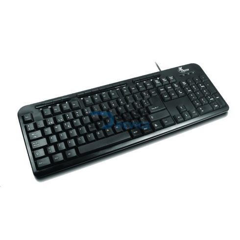 TECLADO XTECH USB XTK-130E MULT/ING/NEG