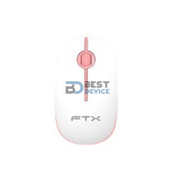 TECLADO+MOUSE WIR FTXGK600 ESP/BLA-ROSA