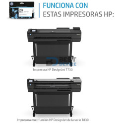 TINTA HP 728 3WX25A 130ML NEGRO MATTE