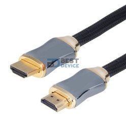 CABLE ARGOMTECH ARG-CB-1920 HDMI A HDMI TRENZADO 3M DORADO