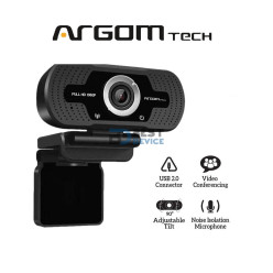 CÁMARA WEB ARGOMTECH ARG-WC-9140BK FULL HD 1080P C/MIC