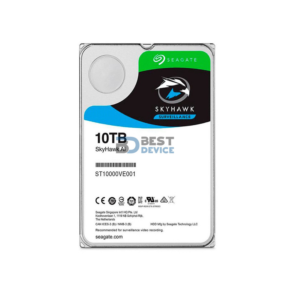 DISCO DURO SEAGATE 10 TB 7200 SURVEILLANCE 256MB