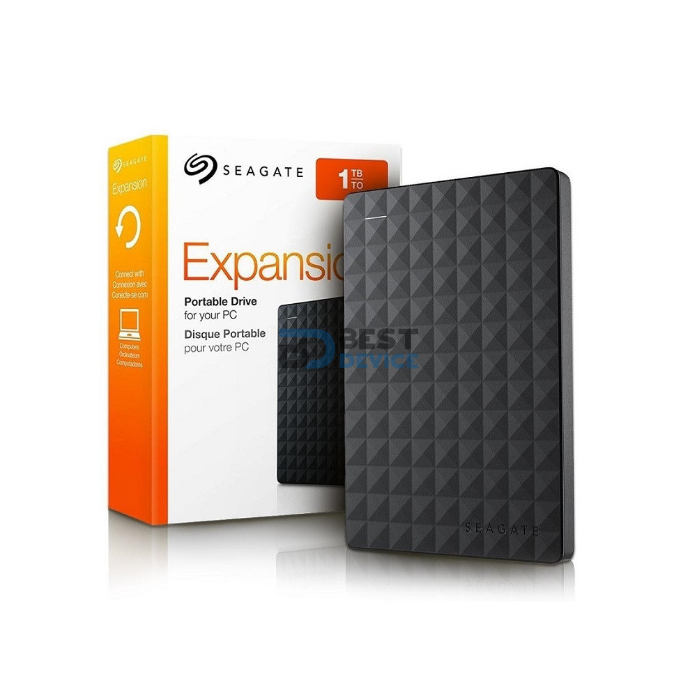 DISCO DURO EXTERNO SEAGATE 1 TB 3.0 USB NEGRO 2.5