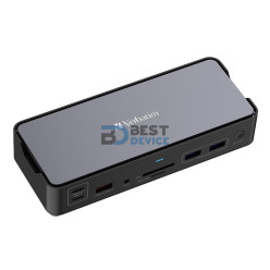 HUB MULTIPUERTO VERBATIM CDS-15 15 PUERTOS USB-C PRO 32174