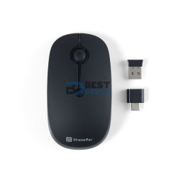 MOUSE VERB XWHALM13 NEGRO TYPE-C MULTICONNECTION