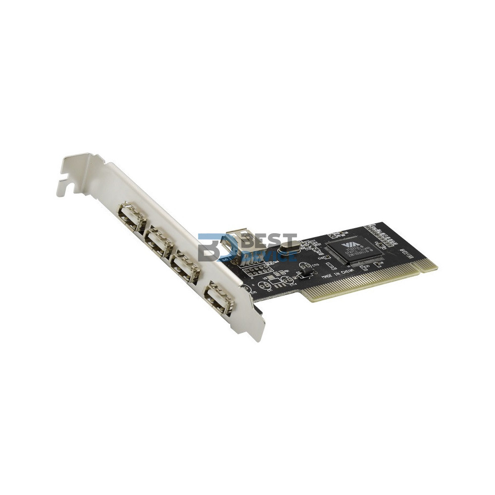 PLACA PCIe CON 4 SALIDAS USB