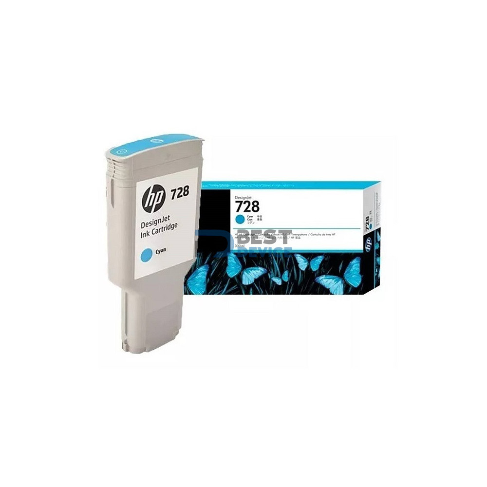 TINTA HP 728 F9K17A 300ML CYAN
