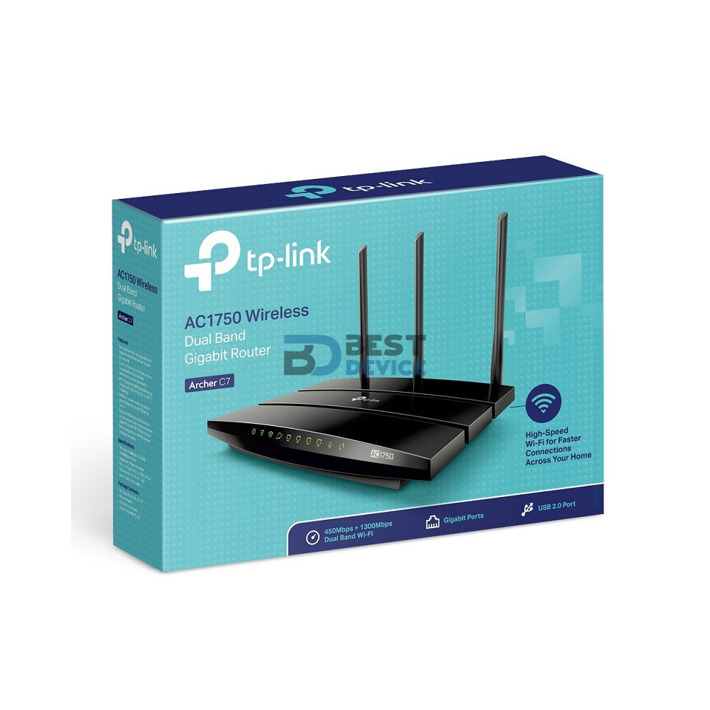 ROUTER TP-LINK W ARCHER C7 AC1750 DUAL BAND