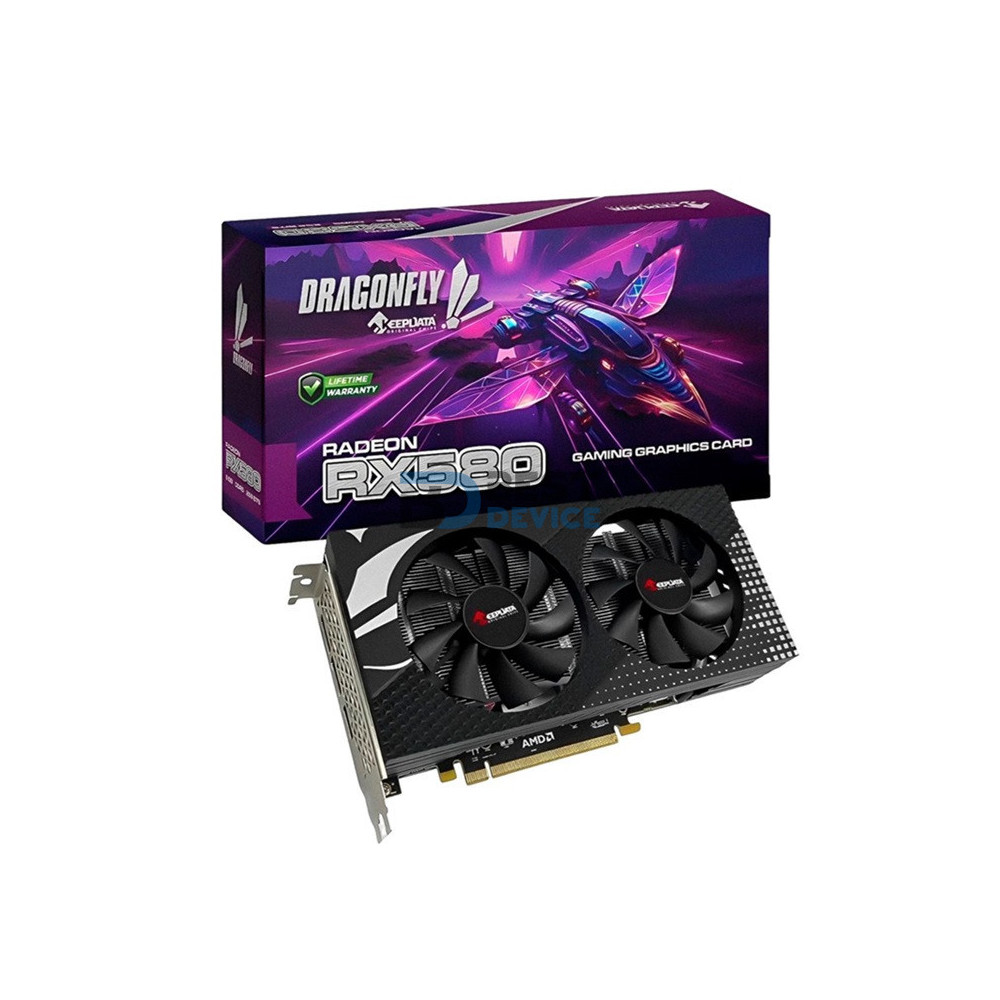 TARJETA GRÁFICA KEEPDATA KDRX580-16GD5B 16GB DRAGONFLY BLACK DDR5 256B