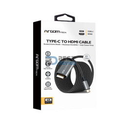 CABLE ARGOMTECH ARG-CB-0091 TIPO-C A HDMI 4K 1.8