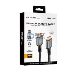 CABLE ARGOMTECH ARG-CB-1882 HDMI A HDMI 8K ULTRA
