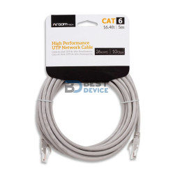 CABLE DE RED CAT6 ARGOMTECH ARG-CB-1554 5M GRIS