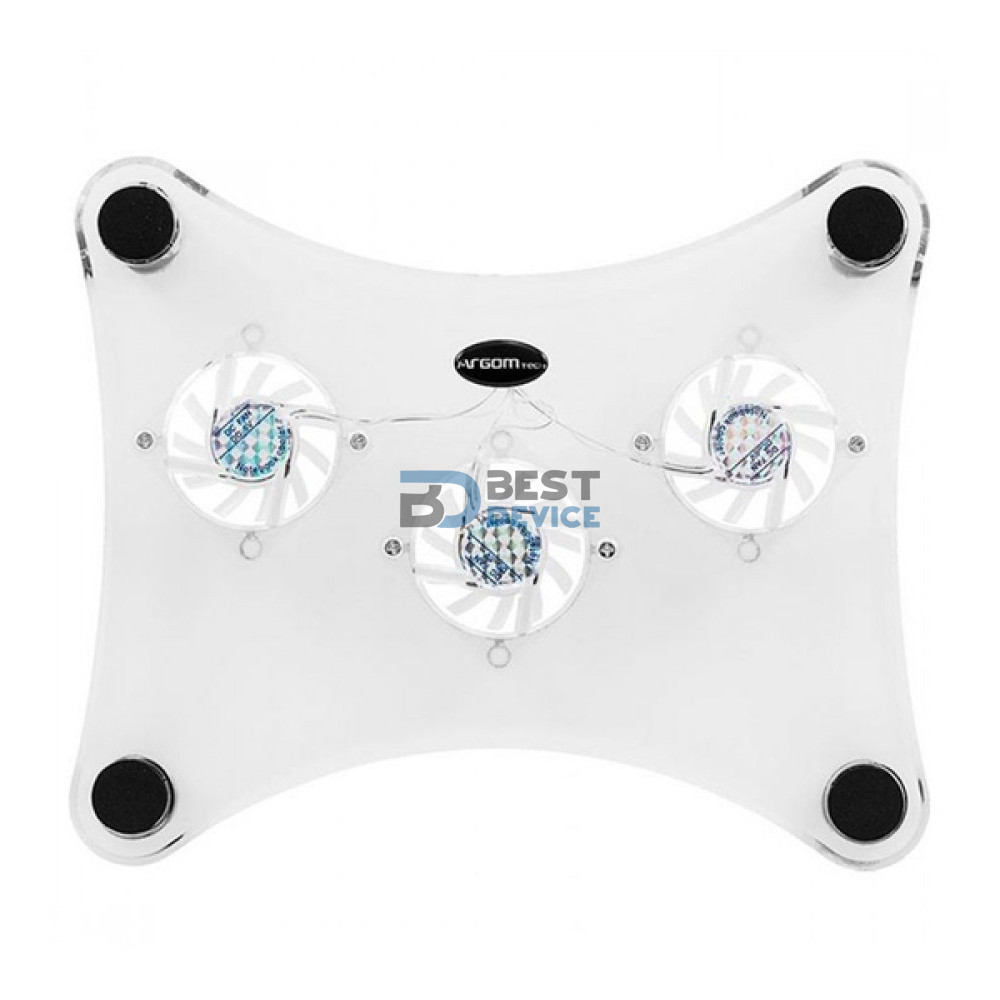 COOLING PAD PARA NOTEBOOK ARGOMTECH ARG-CF-0639 CON 3 VENTILADORES