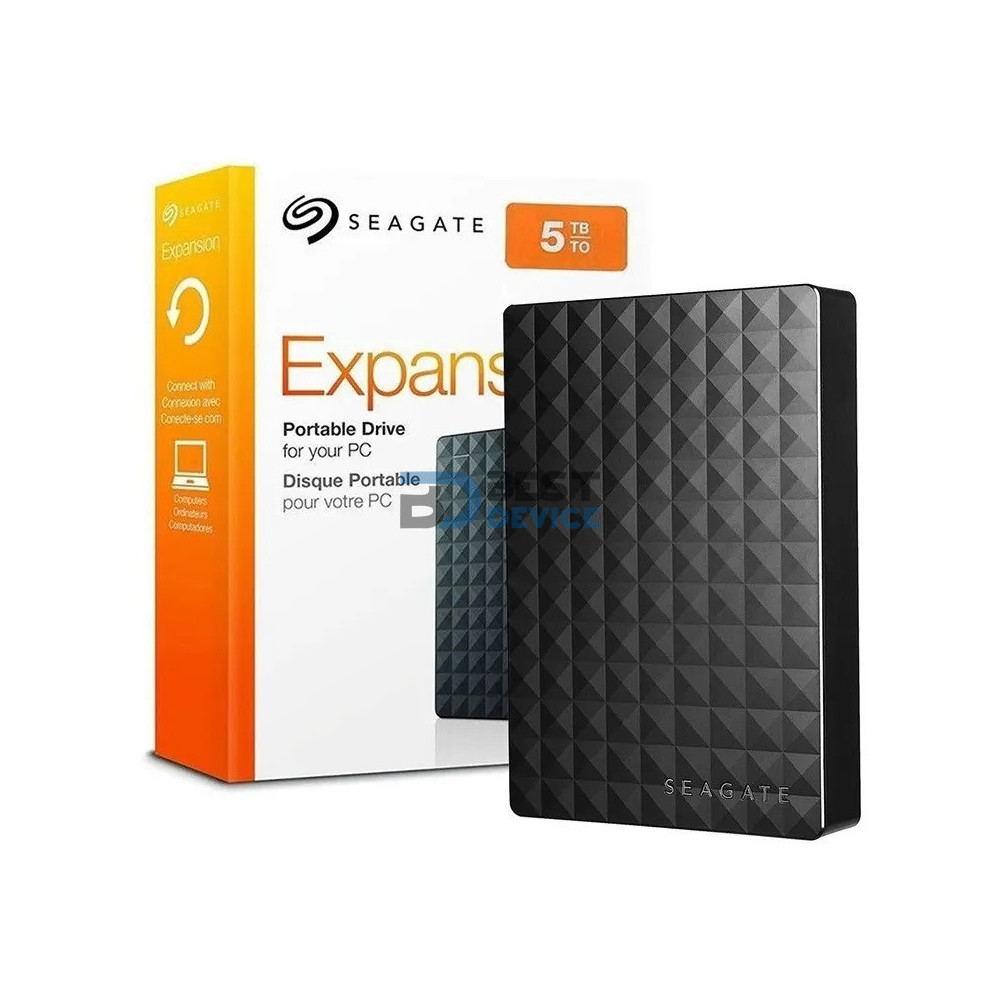DISCO DURO EXTERNO SEAGATE 5 TB 3.0 USB NEGRO 2.5