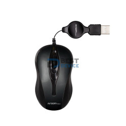 MOUSE ARGOMTECH ARG-MS-0008BK RETRACTIL NEGRO