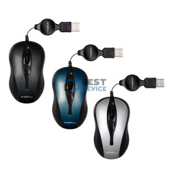MOUSE ARGOMTECH ARG-MS-0008BK RETRACTIL NEGRO