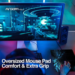 MOUSE PAD GAMER ARGOMTECH ARG-AC-1225BK COMBAT GAMING NEGRO