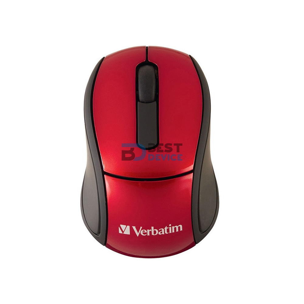 MOUSE VERBATIM 97540 MINI TRAVEL ROJO WIR