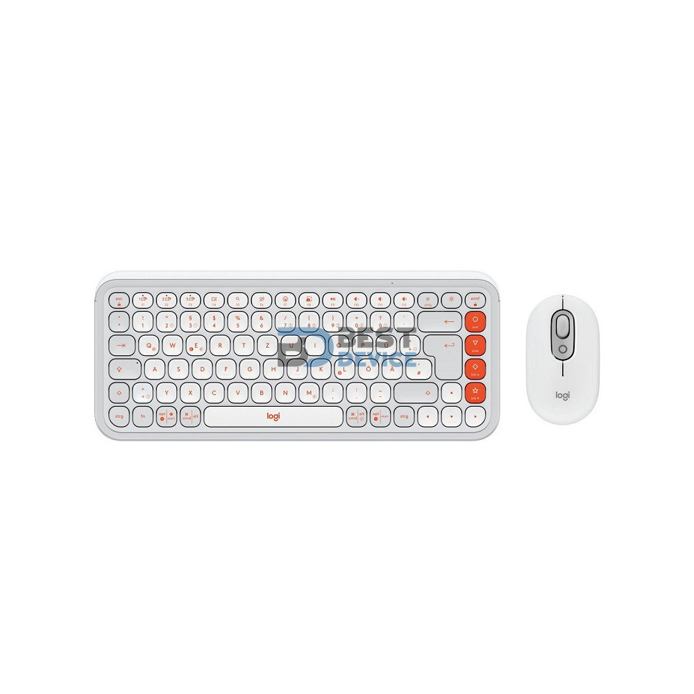 TECLADO LOGITECH 920-013055 POP ICON COMBO WIR BLANCO