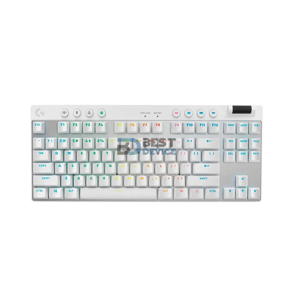 TECLADO GAMER LOGITECH G PRO X TKL 920-012143 LITESPEED BCO