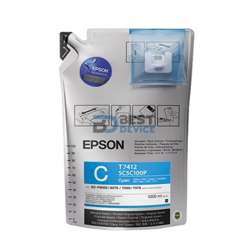 TINTA EPSON F6070/F6200 T741220 CYAN ULTRACHROME
