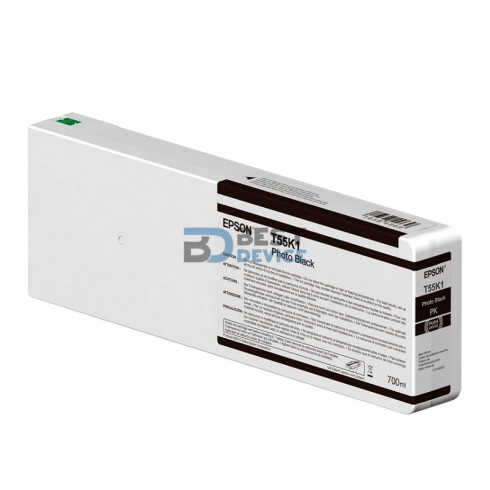 TINTA EPSON P9000 T55K100 NEGRO FOTOGRAFICO ULTRACHROME 700 ML