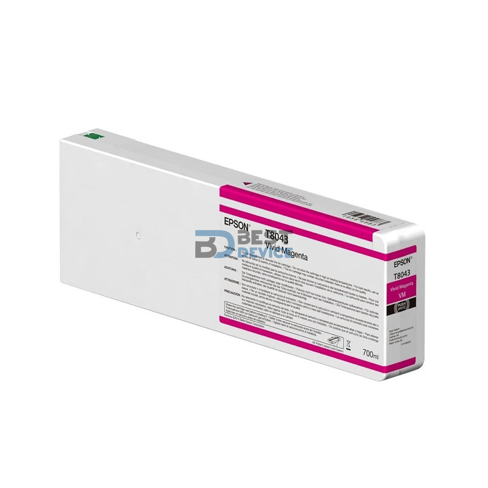 TINTA EPSON P9000 T804300 MAGENTA ULTRACHROME 700 ML