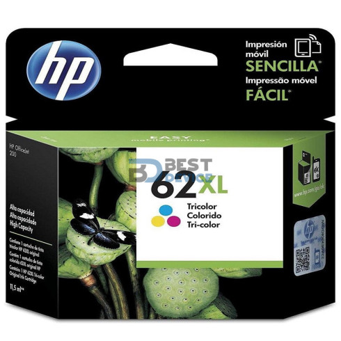TINTA HP C2P07AL 62XL COLOR