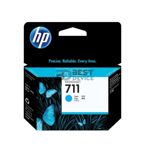 TINTA HP CZ130A 711 CYAN T120/T520