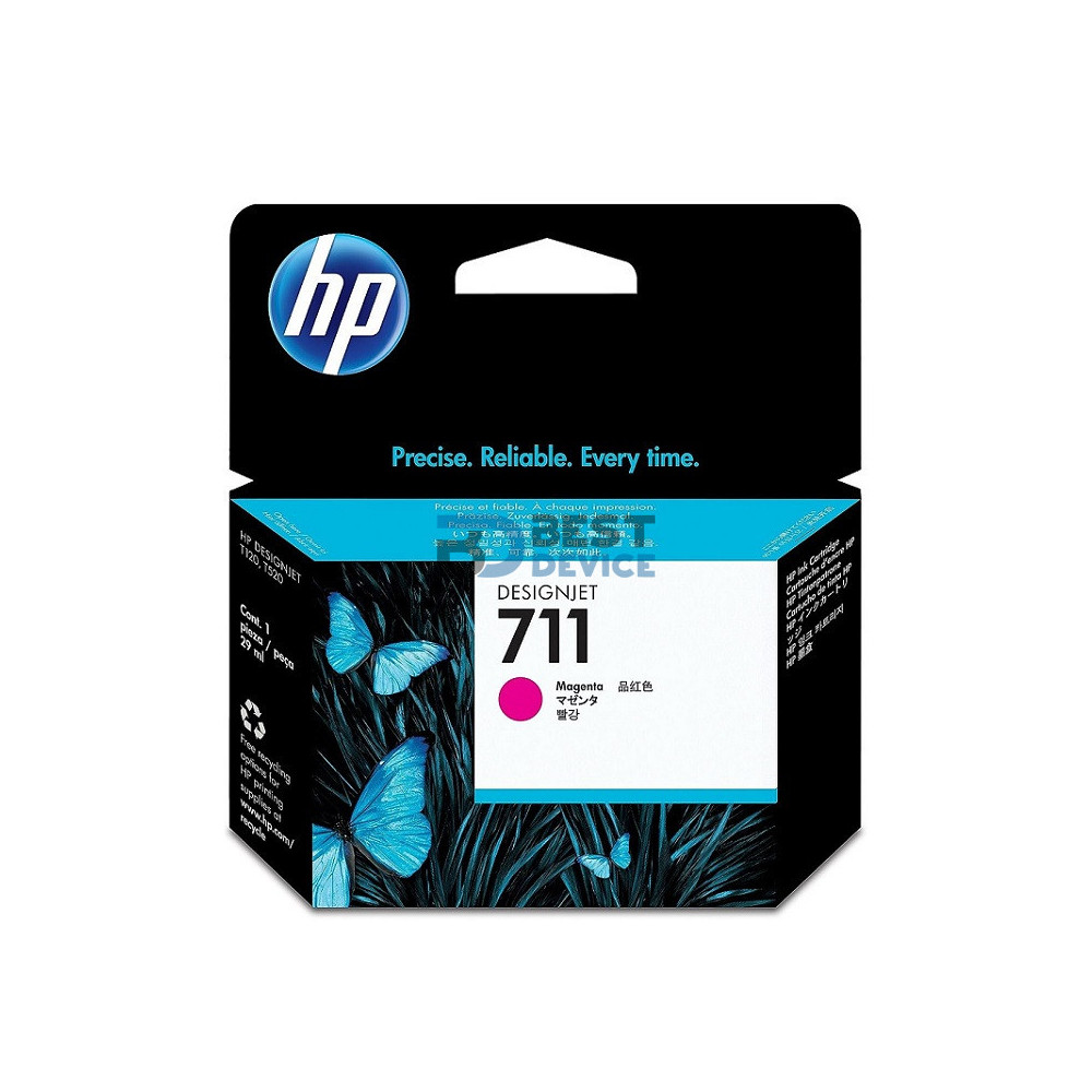 TINTA HP CZ131A 711 MAGENTA T120/T520