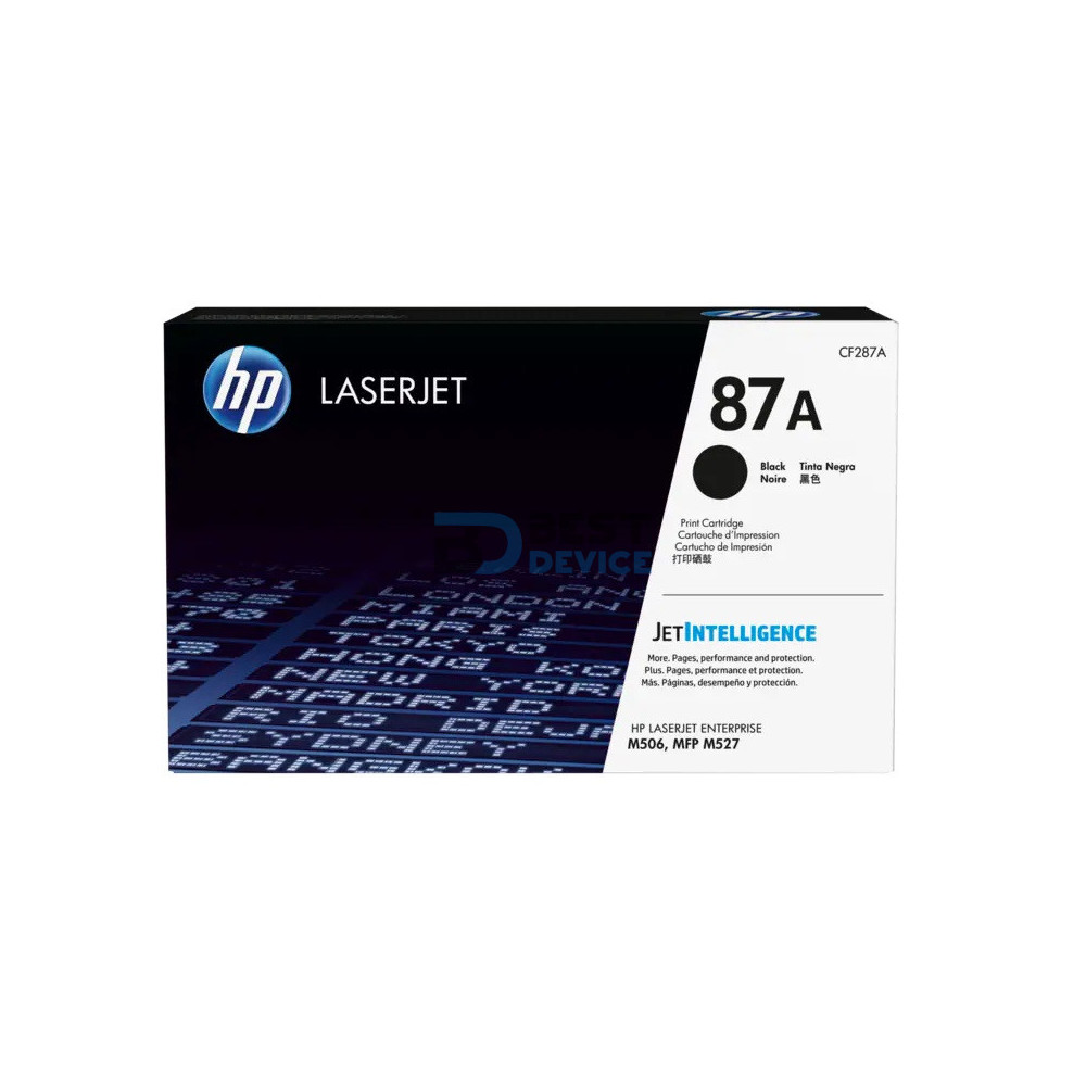TONER HP 87A NEGRO CF287A (M501DN/M506DN/M527DN)