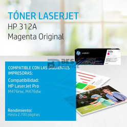 TONER HP CF383A (312A) MAGENTA