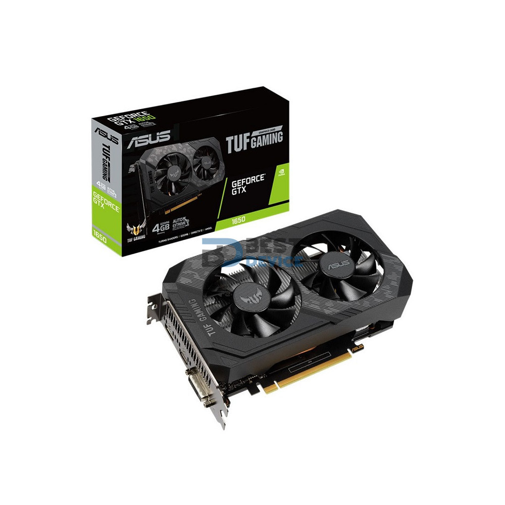TARJETA GRÁFICA ASUS TUF-GTX1650-4GD6-GAMING