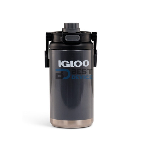 BOTELLA TÉRMICA IGLOO 1.6L CHUG NEGRO CON MANIJA 31486