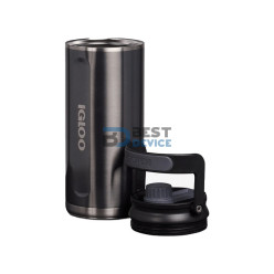 BOTELLA TÉRMICA IGLOO 2.4L CHUG NEGRO CON MANIJA 71101