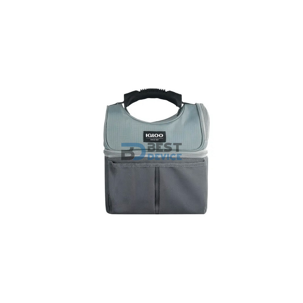 BOLSA TÉRMICA IGLOO 9 LATAS ESSENTIALS GRIS-VERDE 66170